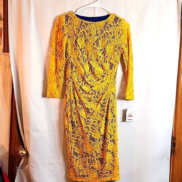 Kasper Dresses & Skirts - Kasper lace Overlay dress